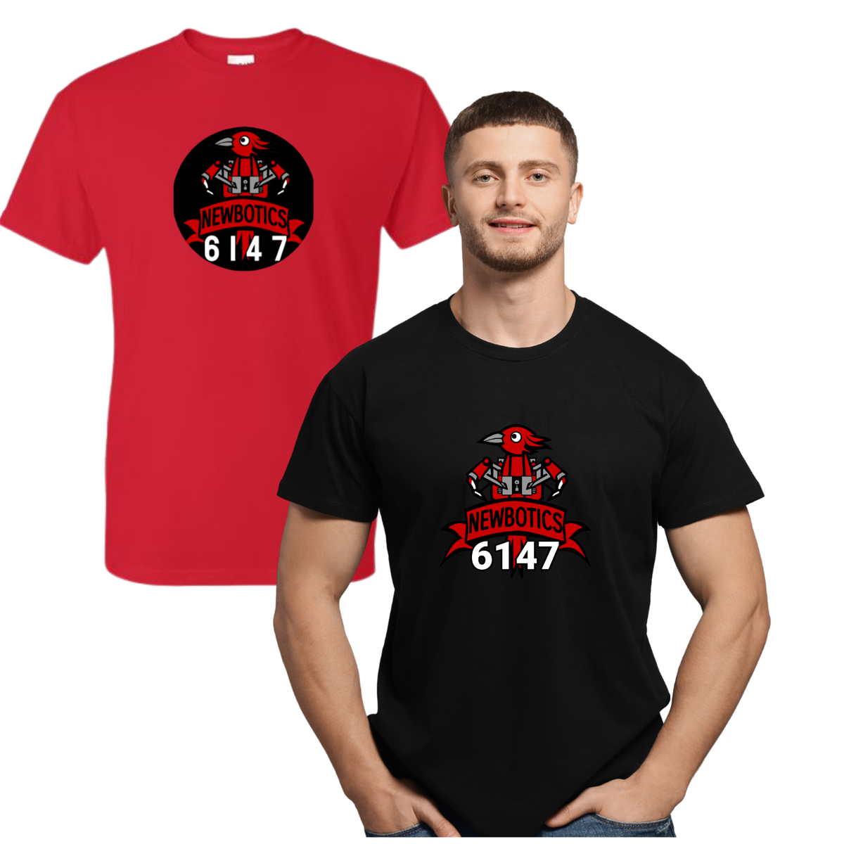 NEWBOTICS 6147 SHORT SLEEVE T-SHIRT - your choice of color and size