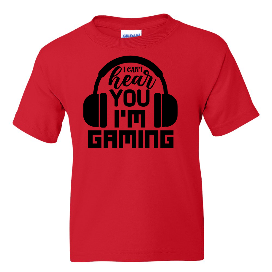 I Can't Hear You - Youth Gamer T-Shirt