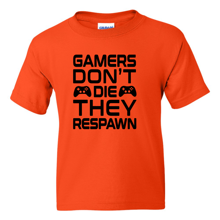 Gamers Don't Die - Youth Gamer T-Shirt