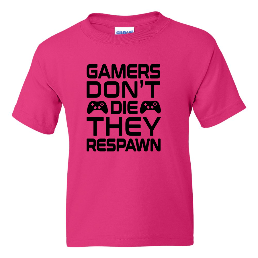 Gamers Don't Die - Youth Gamer T-Shirt
