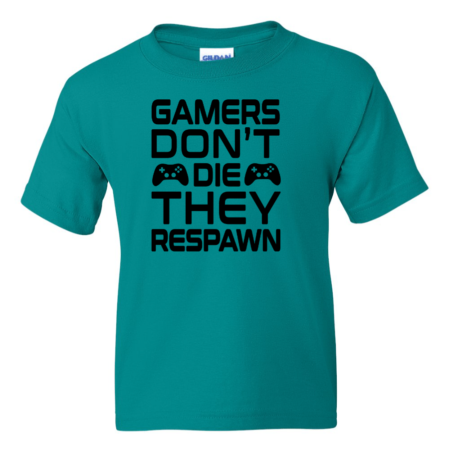 Gamers Don't Die - Youth Gamer T-Shirt