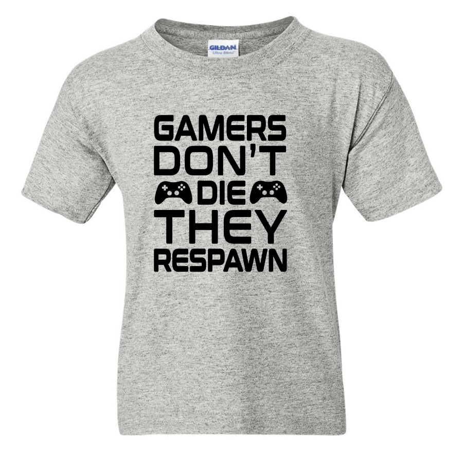 Gamers Don't Die - Youth Gamer T-Shirt