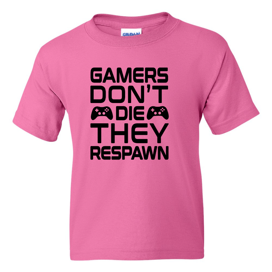 Gamers Don't Die - Youth Gamer T-Shirt