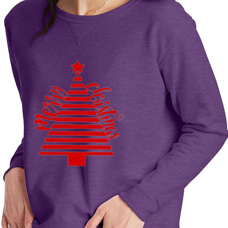 Tree Merry Christmas Sweatshirt - Mid Weight