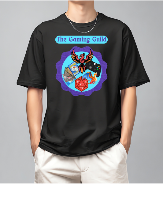 GAMING GUILD Short Sleeve BLACK  T-Shirt