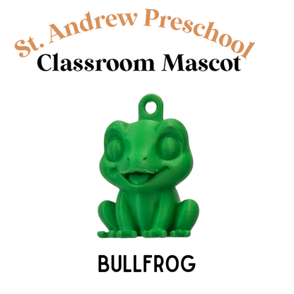 CLASSROOM MASCOT KEYCHAINS - choice of keychain & color