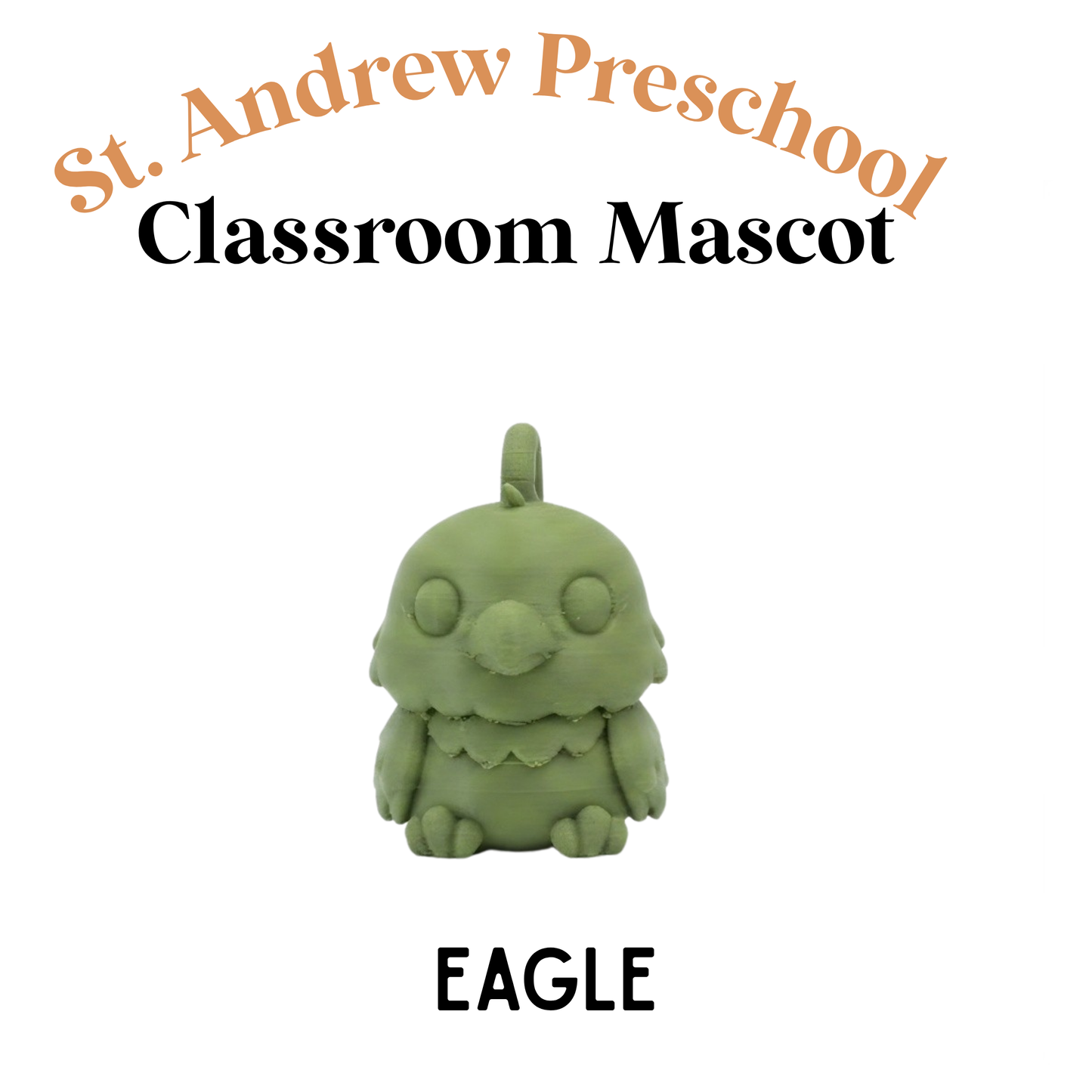 CLASSROOM MASCOT KEYCHAINS - choice of keychain & color