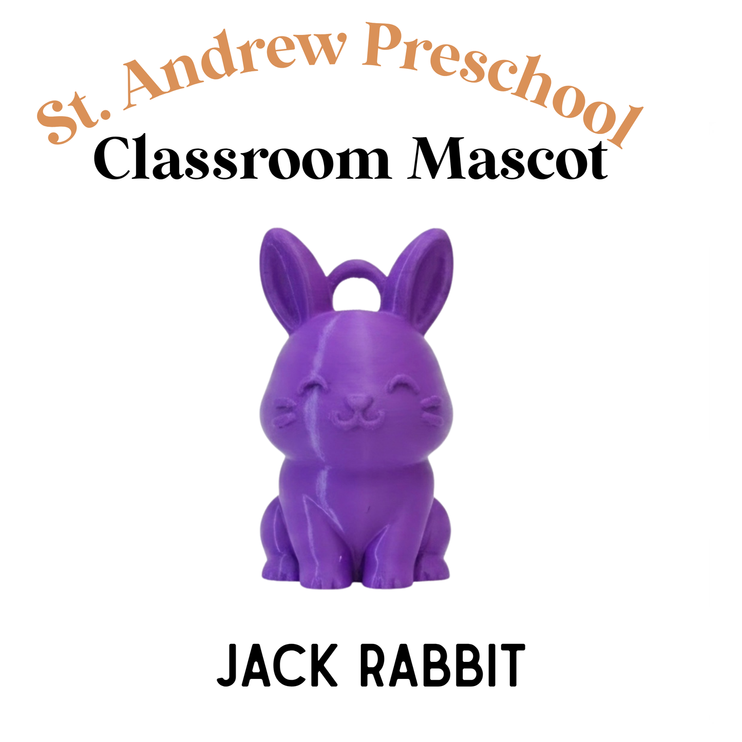CLASSROOM MASCOT KEYCHAINS - choice of keychain & color