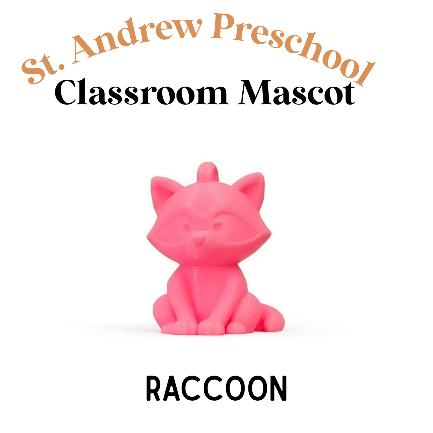 CLASSROOM MASCOT KEYCHAINS - choice of keychain & color