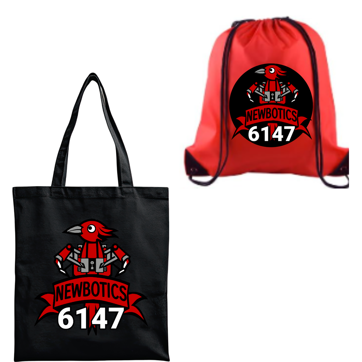 NEWBOTICS 6147   TOTE OR DRAWSTRING BACKPACK
