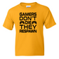 Gamers Don't Die  -  Youth Gamer T-Shirt