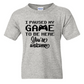 I Paused My Game -  Youth Gamer T-Shirt