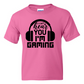I Can't Hear You -  Youth Gamer T-Shirt