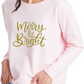 Merry & Bright (gold) Sweatshirt - Mid Weight