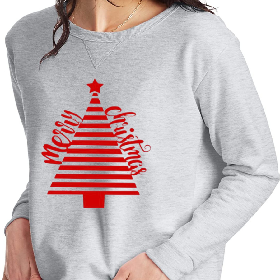 Tree Merry Christmas Sweatshirt - Mid Weight