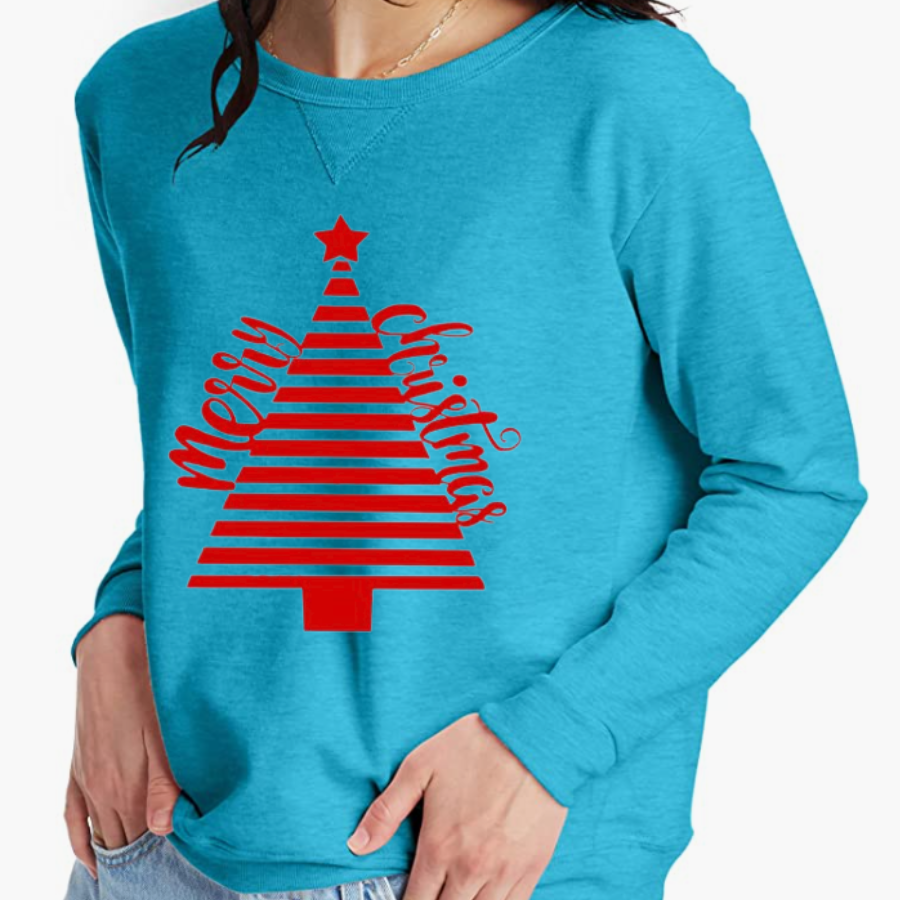 Tree Merry Christmas Sweatshirt - Mid Weight