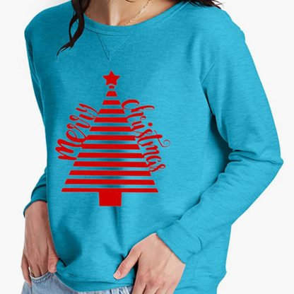 Tree Merry Christmas Sweatshirt - Mid Weight